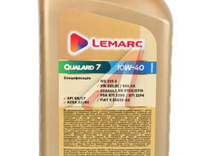 Масло моторное LEMARC QUALARD 7 10W40 1л 11770301, LEMARC 10W40