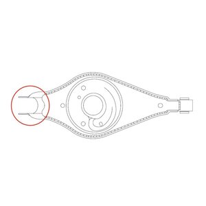 Сайлентблок MAZDA 3 (03-) рычага заднего продольного CTR GV0552, CVMZ-18, BP4K-28-300C