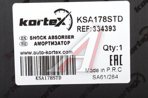 Амортизатор MITSUBISHI Sapce Wagon (98-) передний левый KORTEX KSA178STD, 334393, MR554011