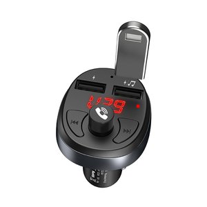 Устройство зарядное в прикуриватель с трансмиттером (bluetooth,hands free) HOCO E41 black