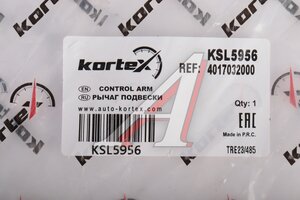 Рычаг подвески GEELY Emgrand SS11 (23-) передней правый KORTEX KSL5956, 4017032000