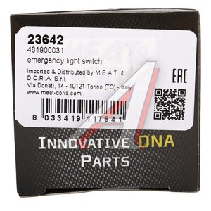 Выключатель кнопка RENAULT Kangoo (08-) аварийной сигнализации MEAT&DORIA 23642, 7700308821