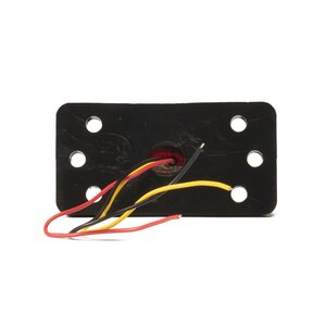 Фонарь габаритный красный/белый 12/24 светодиодный (с боковым желтым) AVTOELECTRICA GF1-80 AE, ГФ-2 AE
