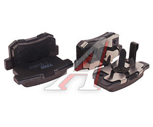 Колодки тормозные HONDA Accord (2.4) (08-), CR-V (2.2) (05-06) задние (4шт.) TRW GDB3438, 43022-TL0-G51