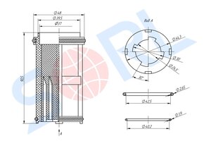 Фильтр DONGFENG мочевины SORL RL6141BE63, A040N388