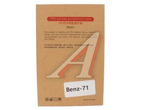 Чехол для брелока MERCEDES W223,Z223,W206,S-class (21-) черный TORINO TPU-BENZ-71, 923601