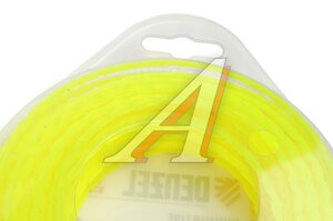 Леска для триммера 2.4мм 15м зубчатый квадрат Flex Cord DENZEL 96214
