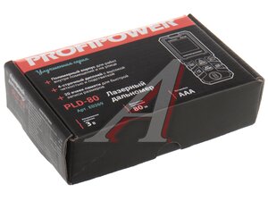 Дальномер лазерный дальность до 80м (пузырьковый уровень) PROFIPOWER PLD-80, E0269