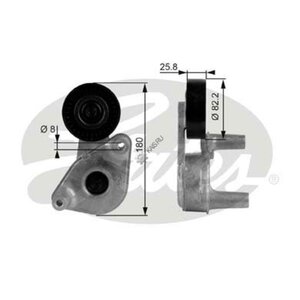 Натяжитель приводного ремня HYUNDAI Sonata 5 (2.7),Santa Fe KIA Magentis GATES 25281-37120, 2041ABKDB0