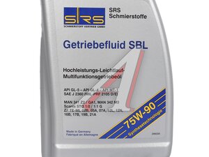 Масло трансмиссионное SRS SBL 75W90 GL-4/GL-5 1л 4033885002179, SRS 75W90