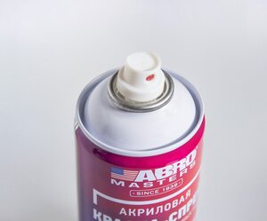 Краска черная глянцевая аэрозоль 272мл/226г ABRO SP011AM