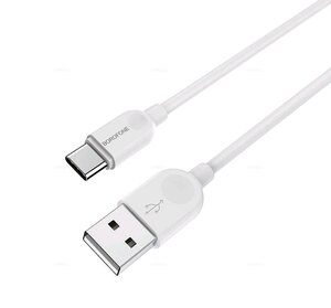 Кабель USB Type C 3м 3A BOROFONE BX14 white, 00071