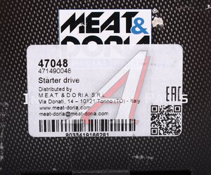 Привод стартера MITSUBISHI Galant (96-04) (бендикс) MEAT&DORIA 47048, ZN1567, MD619204