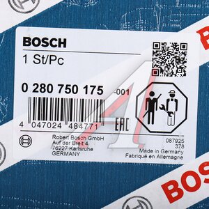 Заслонка MERCEDES C (W204),E (W212) дроссельная BOSCH 0280750175, A2661410525