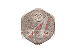 Заглушка лат Ду20 вр никель 027-8929
