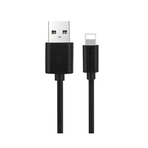 Кабель iPhone (5-) 2.4A 1м MORE CHOICE K13i Black
