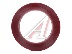 Лента клейкая акрил.двусторон.9мм 5м прозрач.1,0мм HAS-93878