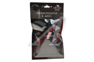 Подвеска с ароматизатором «Квадрат» черная "черный лед" 5мл AROMA BAR 23squareblack5