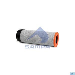 Фильтр воздушный MAN TGA (00-),TGS,TGX (07-) внутренний SAMPA 022.341-01, 81.08405.0017