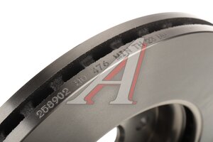 Диск тормозной CHEVROLET Cruze OPEL Astra J (R15) передний (1шт.) BSG BSG65210032, 569073