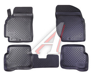Коврик салона NISSAN Almera Classic (06-) полиуретан (4 предм.) NORPLAST NPL-Po-61-05