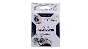 Крючки Cobra ALLROUND сер. CA125 разм. 006 10шт. 860577, CA125-006