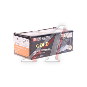 Колодки тормозные CHEVROLET Lanos (97-) передние (4шт.) HSB HP2005, GDB3265, 96281937