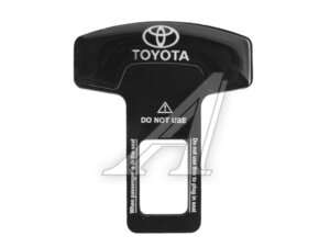 Заглушка ремня безопастности металлическая "Toyota" 1шт. 826519, TOYOTA