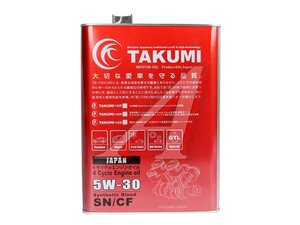 Масло моторное TAKUMI 5W30 SN/CF 4л IMSB0530-004001