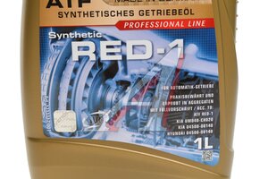 Масло трансмиссионное RAVENOL ATF RED-1 для 5 ст.АКПП A5SR1/A5SR2 синт.1л 1211117-001-01-999, RAVENOL
