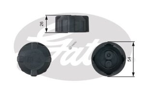 Крышка бачка расширительного ALFA ROMEO FIAT LANCIA GATES RC202