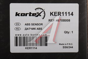 Датчик АБС MITSUBISHI L200 (06-) колеса заднего правого KORTEX KER1114, 4670B008