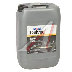 Масло моторное MOBIL DELVAC Ultra 5W40 Ultimate Defense синт.20л 157414, MOBIL 5W40