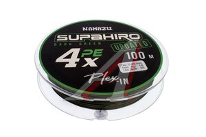 Леска плет.Namazu Supahiro 4Х 100м 26мм 14,94кг NSH100-0,26, 805569
