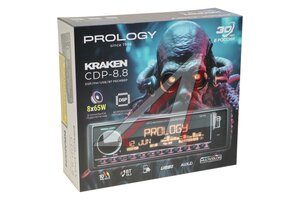 Магнитола автомобильная 1DIN PROLOGY CDP-8.8 KRAKEN