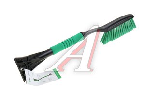 Щетка для снега со скребком 61см черно-зеленая GRASS IT-0791