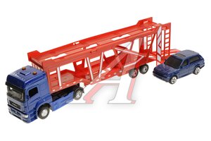 Модель автомобиля KAMAZ АВТОВОЗ металлическая длина 17см ТЕХНОПАРК KAMTRANSP-30-BUOG, 329853