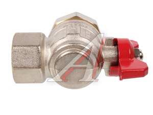 Кран угловой с американкой 3/4" (баб. крас.) ViEiR VER48