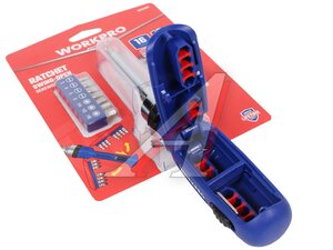 Отвертка реверс с трещеткой 3-72 15в1 14ш WORKPRO WP221061