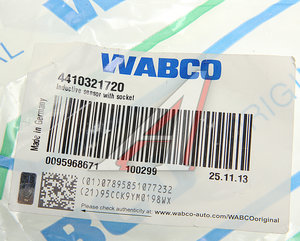 Датчик АБС DAF угловой L=230мм WABCO 4410321720, 096.361