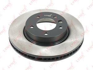 Диск тормозной VW Touareg (03-15) передний левый (1шт.) LYNX BN1212L, 2047102, 7L6615301N