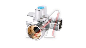 Кран шаровый для подключения стир.маш.1/2"х3/4"х1/2" VT.256.N.04