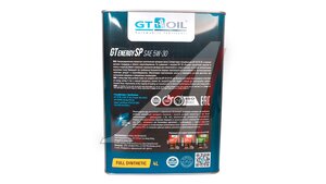 Масло моторное GT OIL Energy SP 5W30 синт.4л 8809059409152, GT OIL 5W30