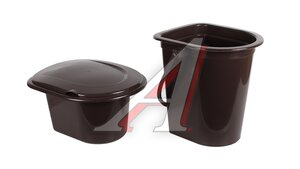 Ведро-туалет со съемным горшком 17л М3051