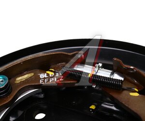 Щит тормоза KIA Magentis (00-) задний левый (с колодками) MANDO EX5825038011, 58250-38011