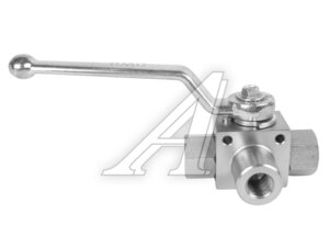 Кран трехходовой резьба BSPP 1/4 RAS 1/4
