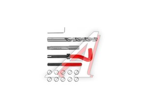 Набор инструментов и вставок для восстановления резьбы М12х1.75мм 131 предмет THORVIK TRIS12175