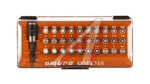 Набор бит 31 предмет OMBRA OMT31S