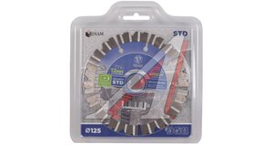 Диск алмазный Железобетон STD 125х2.0х12х22.2 709