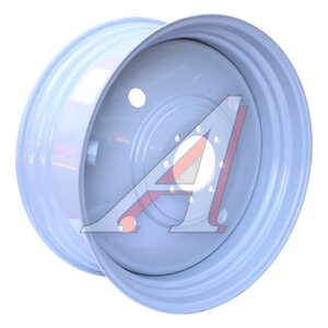 Диск колесный МТЗ-1523 задний (8 шпилек DW16Lх38 8х250 ET+125 199) с козырьком серый БЗТДИА DW16Lх38, DW16Lх38-3107020